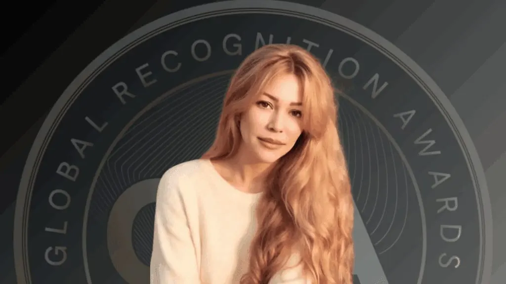 Gloria May Byron with the Global Recognition Awards seal